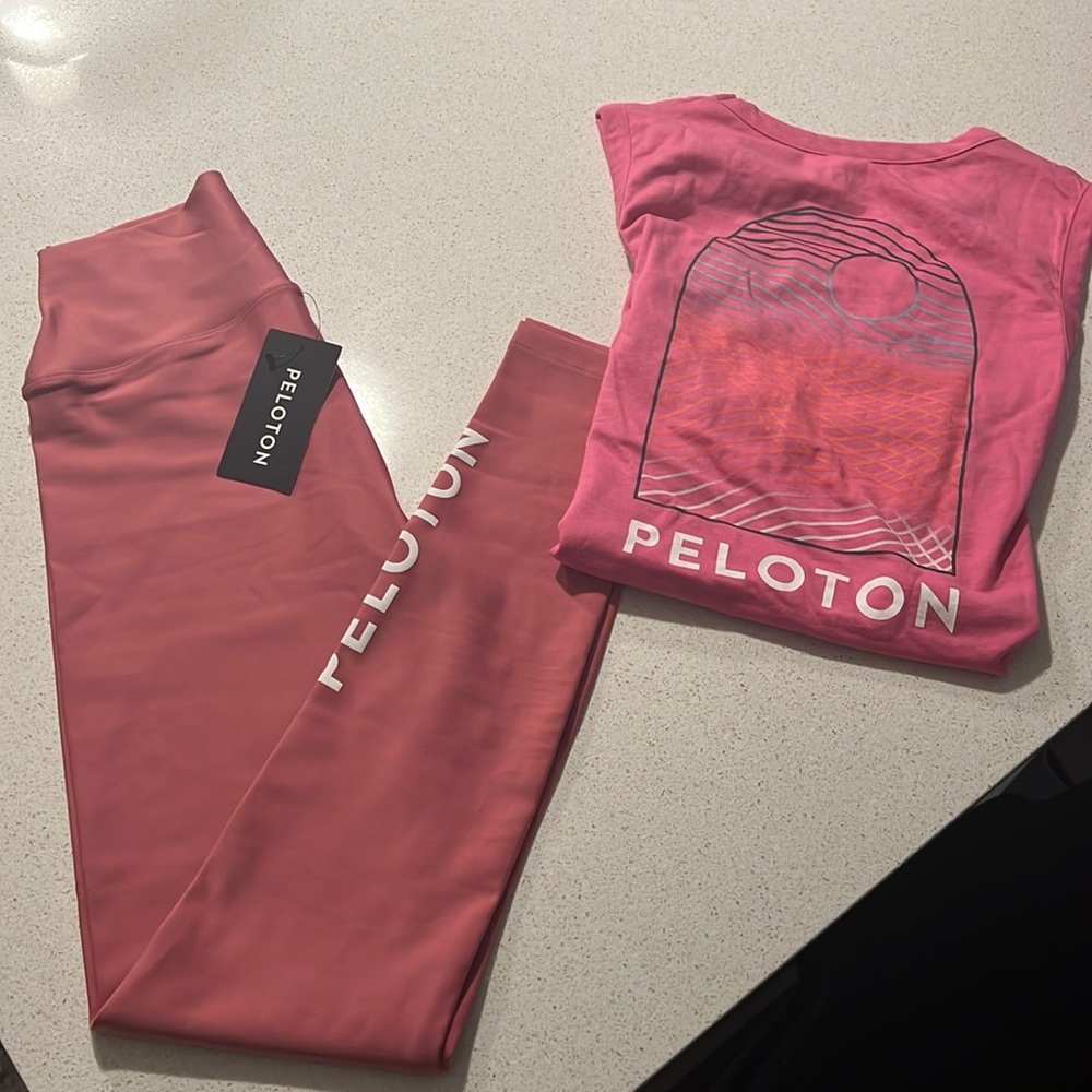 Peloton leggings and tank top. New with tags!